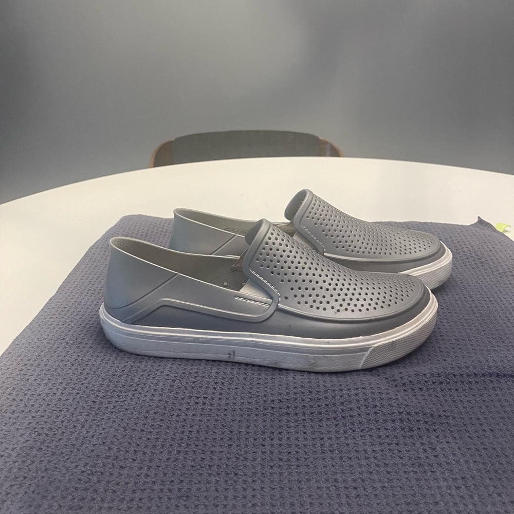 Croc loafers